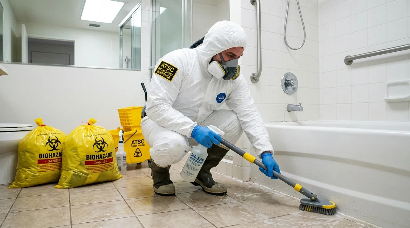 Decontamination equipment deployed for Blood Cleanup in Harvest